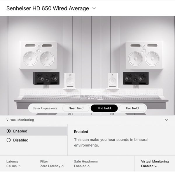 SoundID Reference Virtual Monitoring Add-on Screenshot